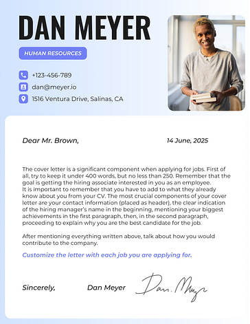 Corporate Cover Letters