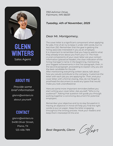 Corporate Cover Letters