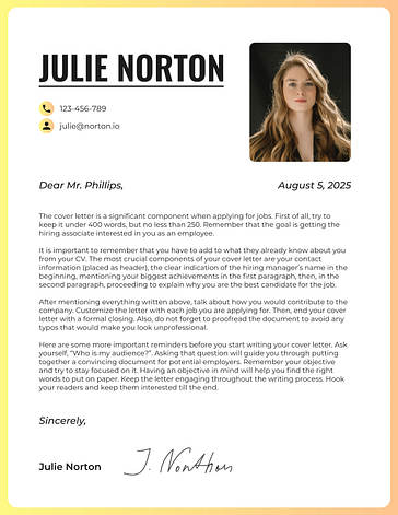 Corporate Cover Letters