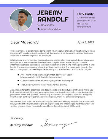 Corporate Cover Letters