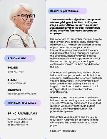 Modern Cover Letters