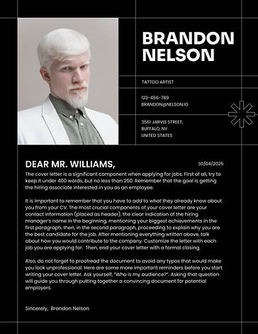 Modern Cover Letters