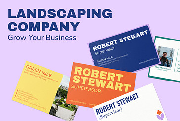 Landscaping Company Business Cards