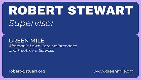 Cartões de Visita de Empresa de Paisagismo