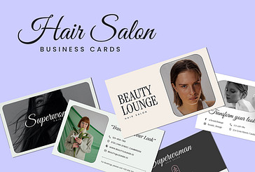 Hair Salon Business Cards