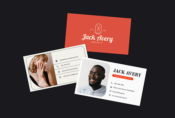 Hair Salon Business Cards