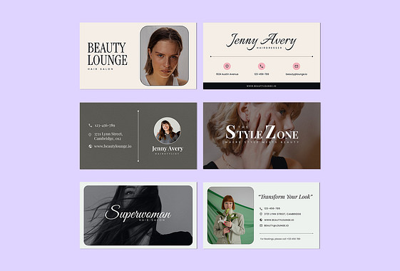 Hair Salon Business Cards