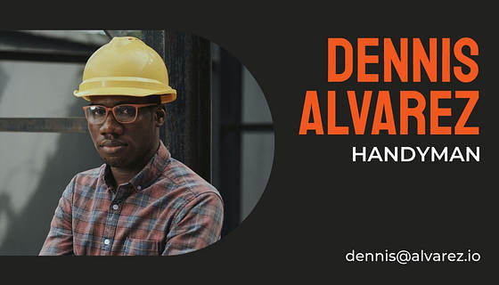 Handyman Services Business Cards