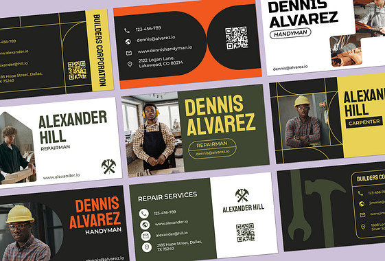 Handyman Services Business Cards