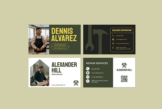 Handyman Services Business Cards