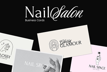 Nail Salon Business Cards