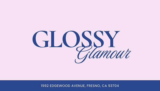 Nail Salon Business Cards