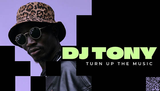 Dynamic DJ Business Cards