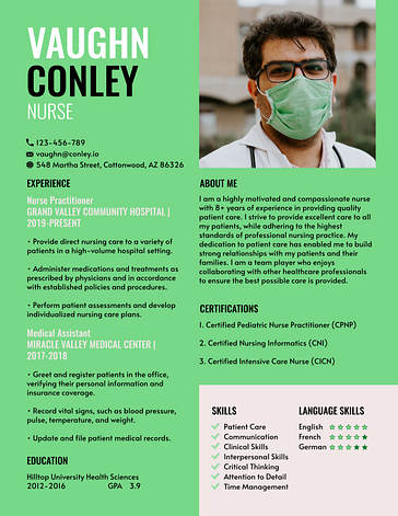 Medical Resume Templates