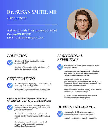 Medical Resume Templates
