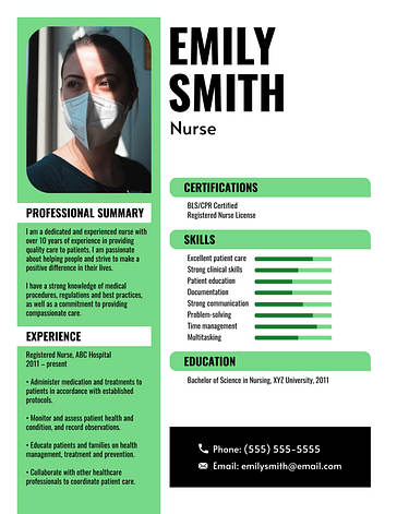 Medical Resume Templates