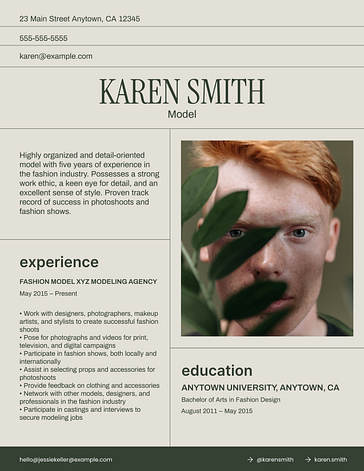 Moderne Lebenslauf-Vorlagen