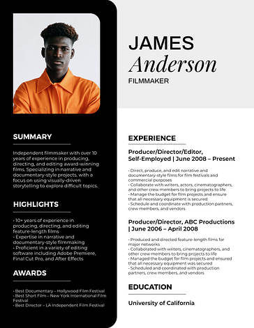 Moderne Lebenslauf-Vorlagen