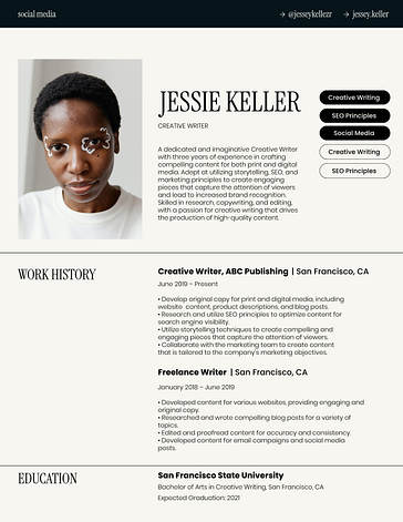 Moderne Lebenslauf-Vorlagen