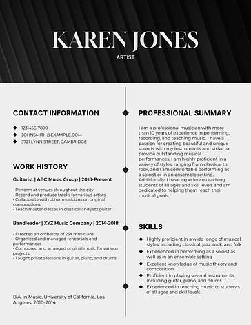 Moderne Lebenslauf-Vorlagen