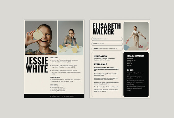 Acting Resume Templates