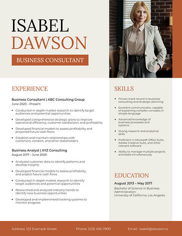 Business Pro Resume Templates