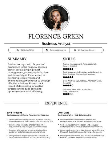 Business Pro Resume Templates