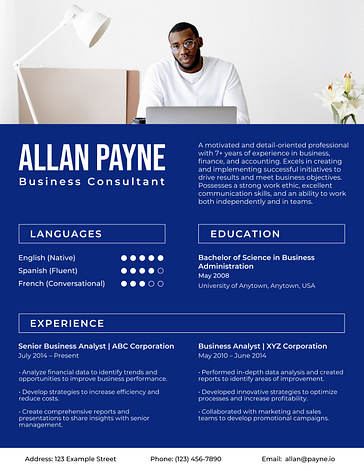 Business Pro Resume Templates