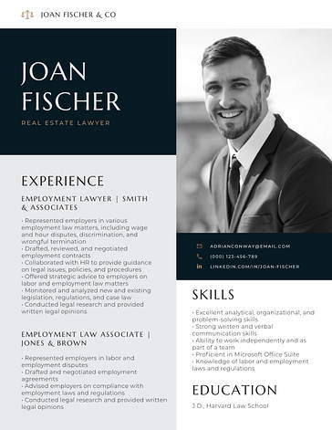 Elegant Lawyer Resume Templates