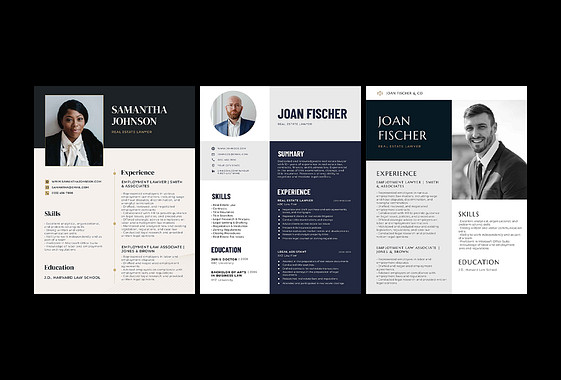 Elegant Lawyer Resume Templates