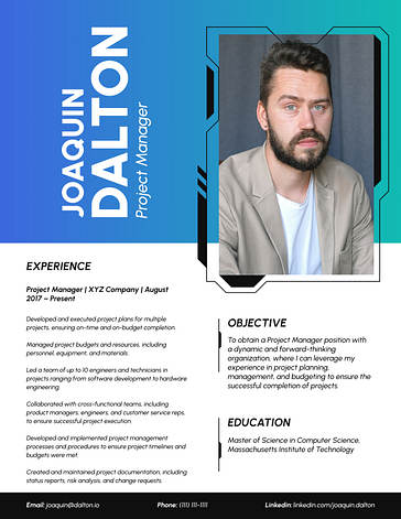 Technologie-Lebenslaufvorlagen