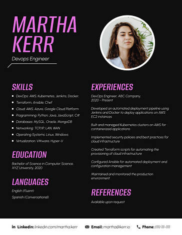 Technologie-Lebenslaufvorlagen