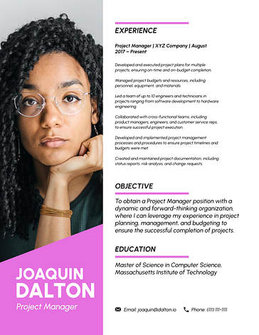 技術者用の履歴書テンプレート