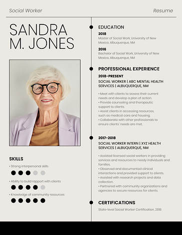 Corporate Resume Variety