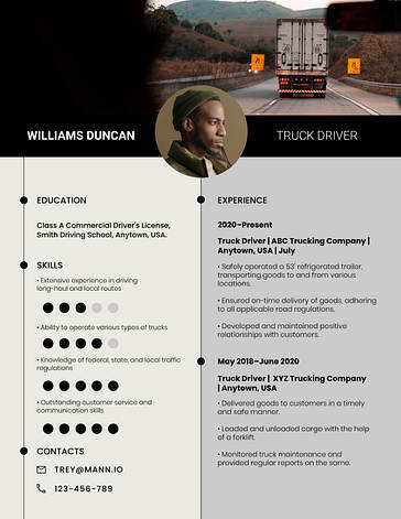 Corporate Resume Variety