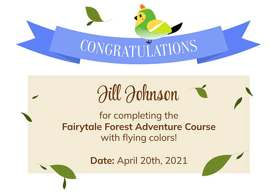 Kids‘ Achievements Certificates