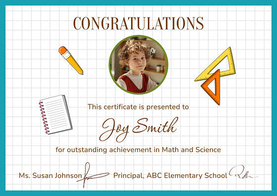 Kids‘ Achievements Certificates