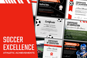 Soccer Excellence Certificates