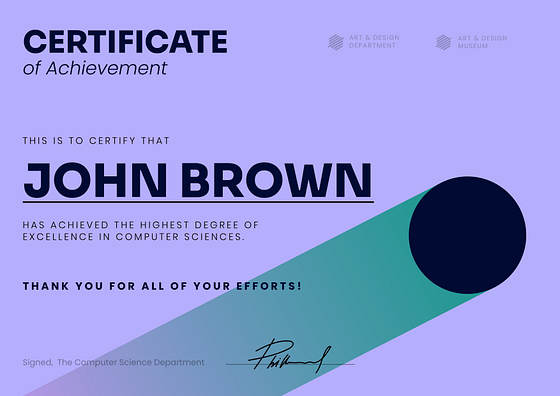 Creative Certificate Templates