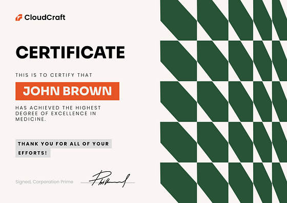 Creative Certificate Templates