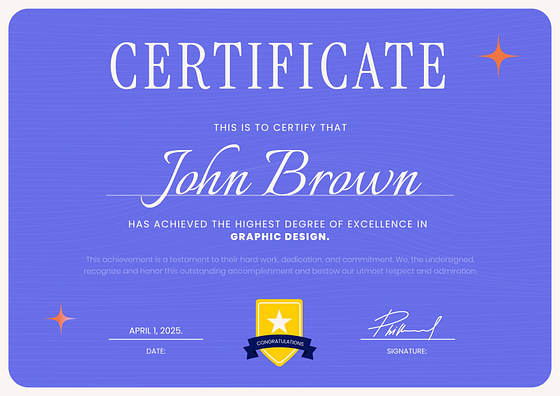 Creative Certificate Templates