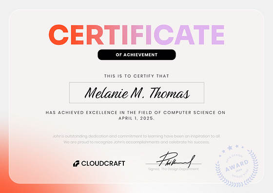 Creative Certificate Templates