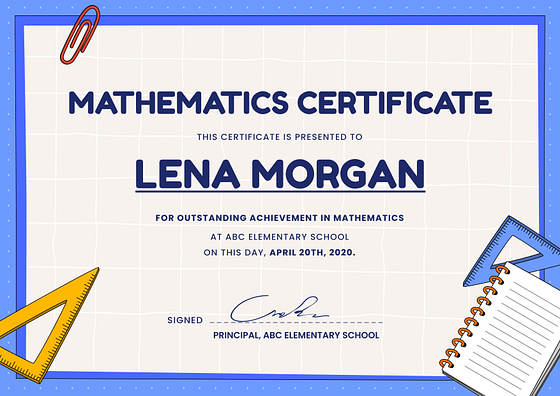 Academic Certificate Templates