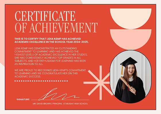 Academic Certificate Templates