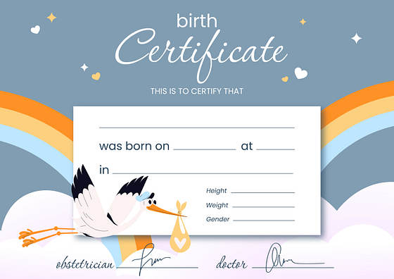 Birth Certificate Templates