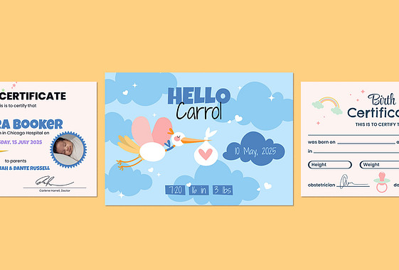 Birth Certificate Templates