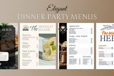 Elegant Dinner Party Menus