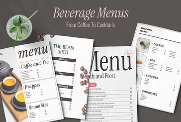 Beverage Menu Design Collection