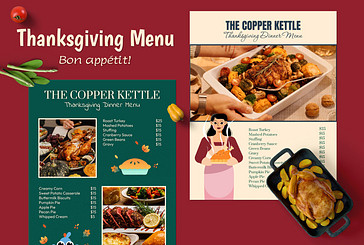 Thanksgiving Menu Template