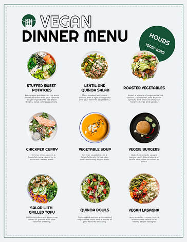 Elegant Restaurant Menu Templates